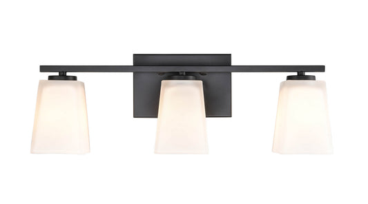 Millennium - 293-MB - Three Light Vanity - Matte Black