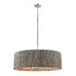 ELK Home - 32513/8 - Eight Light Chandelier - Abaca - Polished Nickel