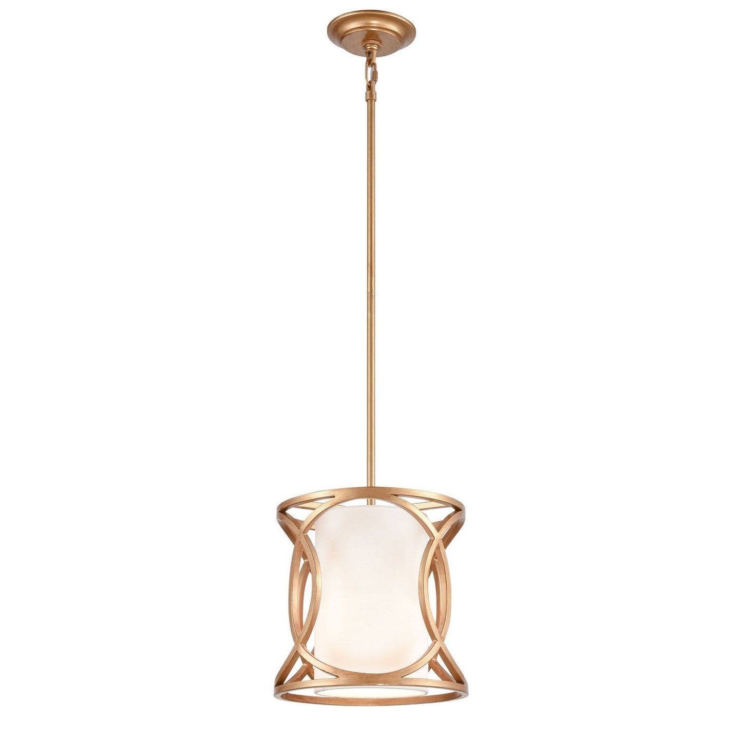 ELK Home - 33422/1 - One Light Mini Pendant - Ringlets - Matte Gold