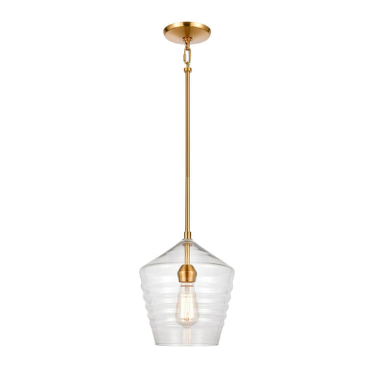 ELK Home - 69255/1 - One Light Mini Pendant - Konis - Satin Brass