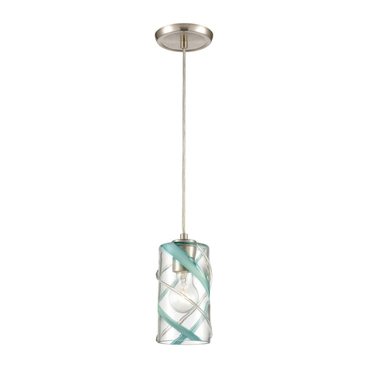 ELK Home - 85341/1 - One Light Mini Pendant - Winter Wind - Satin Nickel