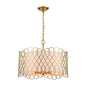 ELK Home - H018-7251 - Four Light Pendant - Harp Lane - Satin Brass