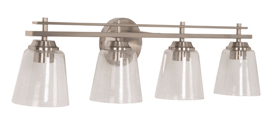 Craftmade - 19633BNK4 - Four Light Vanity - Drake - Brushed Polished Nickel