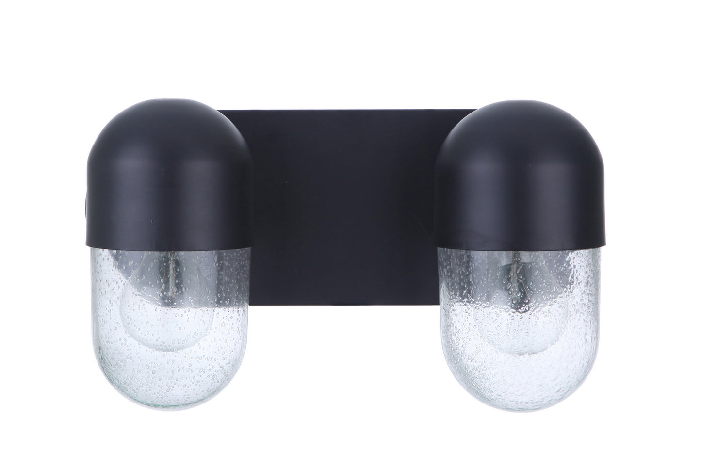 Craftmade - 55002-FB - Two Light Vanity - Pill - Flat Black