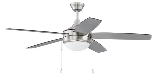 Craftmade - EPHA52BNK5-BNGW - 52"Ceiling Fan - Phaze Energy Star 5 - Brushed Polished Nickel