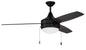 Craftmade - PHA52FB3 - 52"Ceiling Fan - Phaze 3 - Flat Black