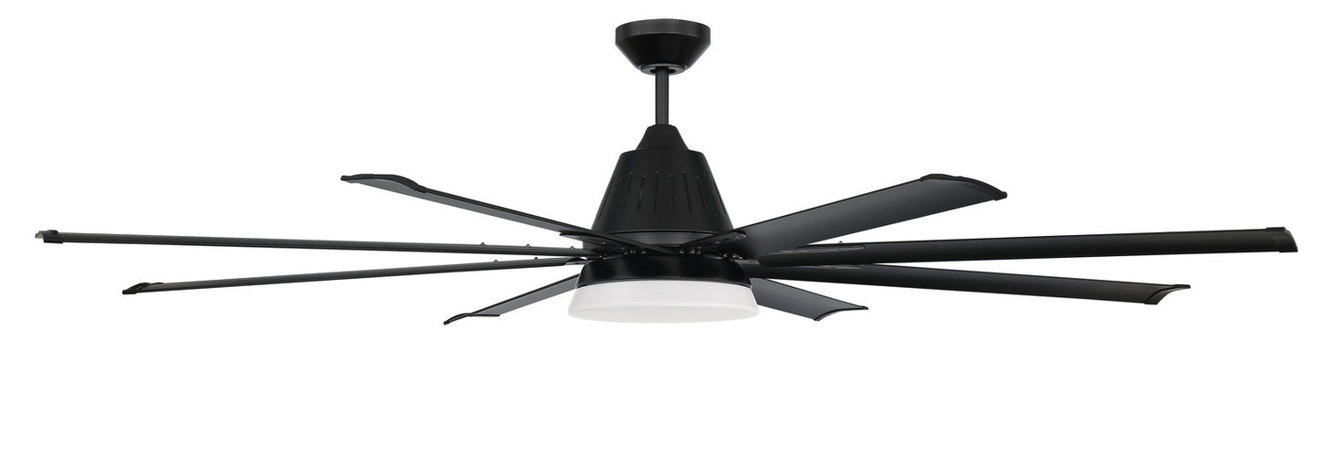 Craftmade - WTP72FB8 - 72"Ceiling Fan - Wingtip - Flat Black