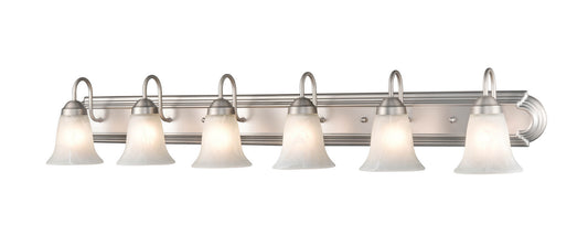 Millennium - 4286-SN - Six Light Vanity - Satin Nickel