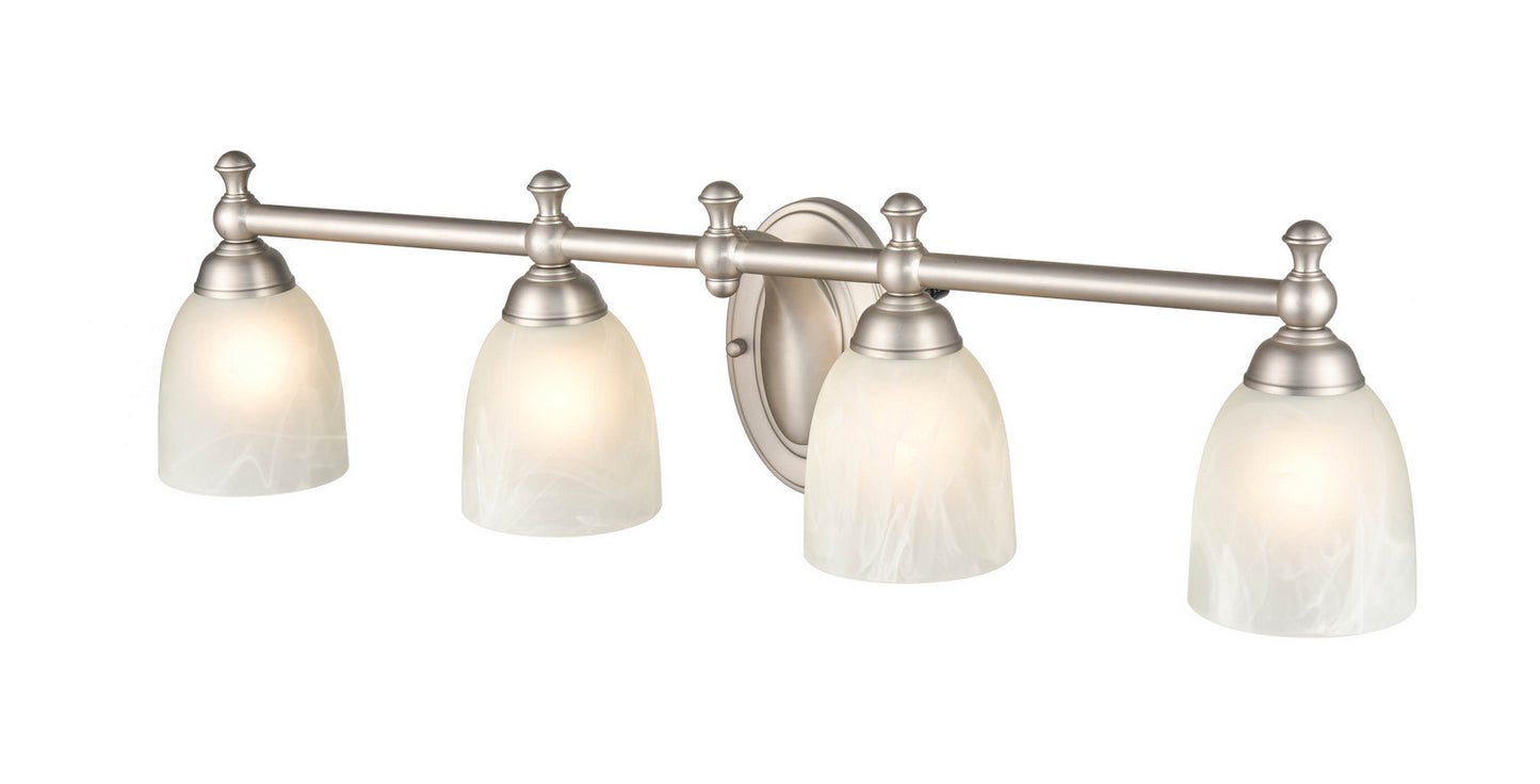 Millennium - 4304-SN - Four Light Vanity - Satin Nickel