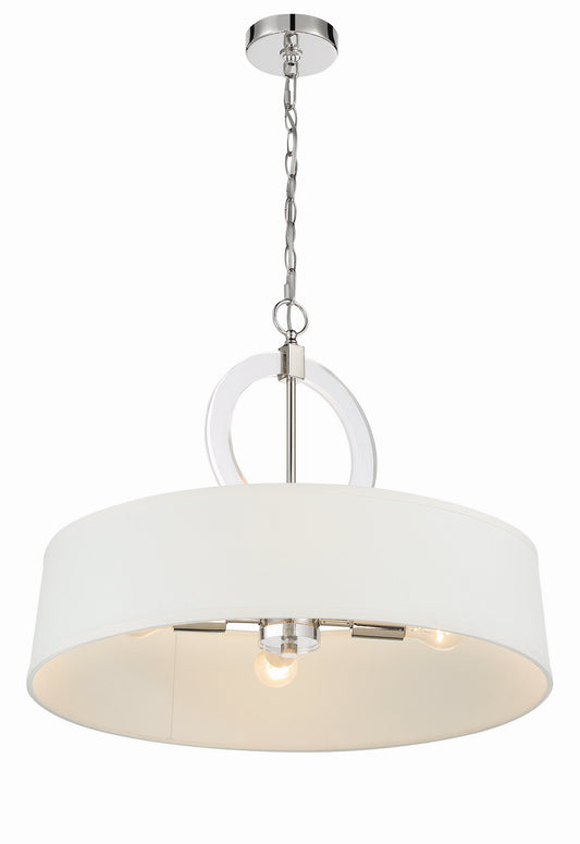 Minka-Lavery - 2151-613 - Four Light Pendant - Cape Coral - Polished Nickel