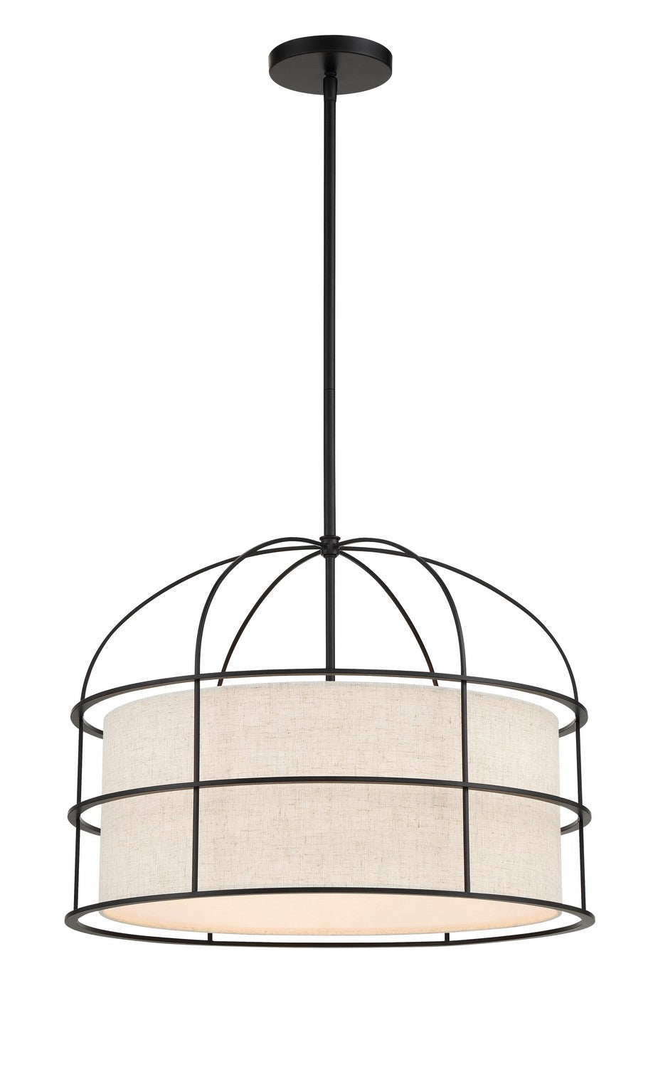 Minka-Lavery - 2155-66A - Five Light Pendant - Gateway Park - Coal