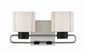 Minka-Lavery - 2462-691 - Two Light Bath - Waverly Plaza Bath - Coal With Brushed Nickel