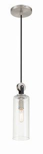 Minka-Lavery - 2890-691 - One Light Mini Pendant - Pullman Junction - Coal With Brushed Nickel