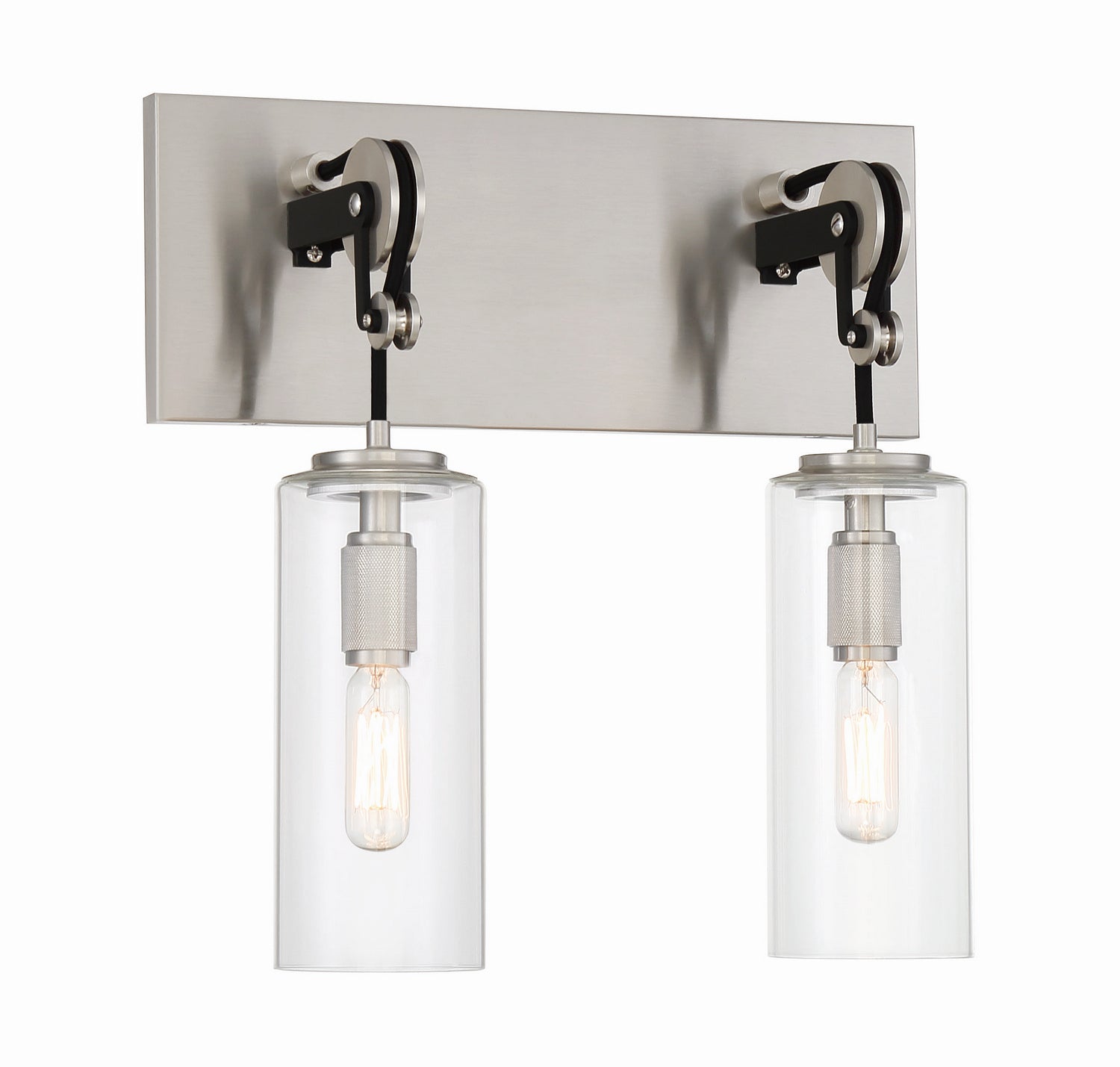 Minka-Lavery - 2892-691 - Two Light Bath - Pullman Junction - Coal With Brushed Nickel