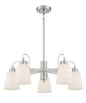 Minka-Lavery - 3995-84 - Five Light Chandelier - Beckonridge - Brushed Nickel