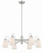 Minka-Lavery - 3996-84 - Six Light Chandelier - Beckonridge - Brushed Nickel