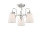 Minka-Lavery - 3997-84 - Three Light Semi Flush Mount - Beckonridge - Brushed Nickel