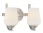 Minka-Lavery - 1922-84 - Two Light Bath - Shyloh - Brushed Nickel