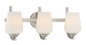 Minka-Lavery - 1923-84 - Three Light Bath - Shyloh - Brushed Nickel