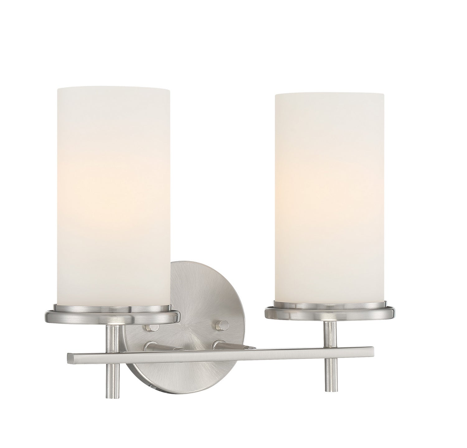 Minka-Lavery - 4092-84 - Two Light Bath Bar - Haisley - Brushed Nickel