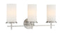 Minka-Lavery - 4093-84 - Three Light Bath Bar - Haisley - Brushed Nickel