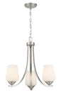 Minka-Lavery - 4923-84 - Three Light Chandelier - Shyloh - Brushed Nickel