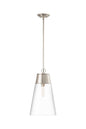 Z-Lite - 2300P12-BN - One Light Pendant - Wentworth - Brushed Nickel