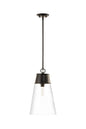 Z-Lite - 2300P12-MB - One Light Pendant - Wentworth - Matte Black