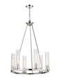 Z-Lite - 3031-6PN - Six Light Chandelier - Beau - Polished Nickel