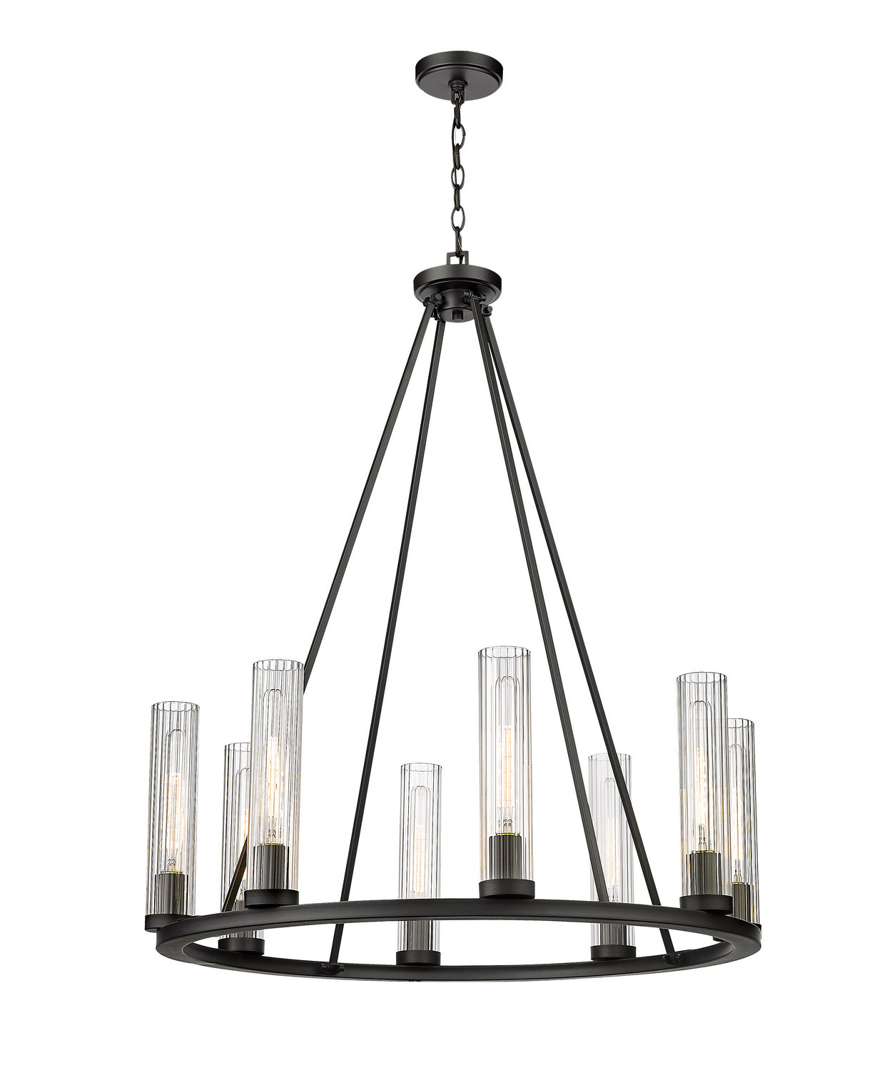 Z-Lite - 3031-8BRZ - Eight Light Chandelier - Beau - Bronze