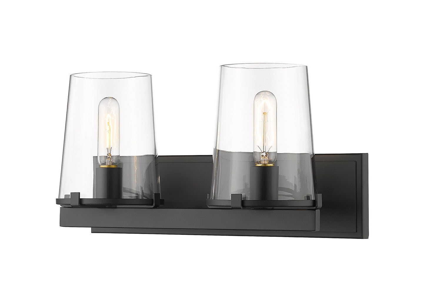 Z-Lite - 3032-2V-MB - Two Light Vanity - Callista - Matte Black