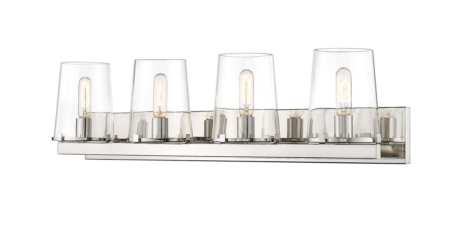 Z-Lite - 3032-4V-PN - Four Light Vanity - Callista - Polished Nickel