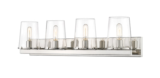 Z-Lite - 3032-4V-PN - Four Light Vanity - Callista - Polished Nickel