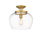 Z-Lite - 473SF13-OBR - One Light Semi Flush Mount - Joliet - Olde Brass