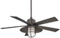 Minka Aire - F582L-SI - 54" Ceiling Fan - Rainman Led - Smoked Iron