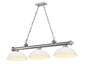 Z-Lite - 2306-3BN-DMO14 - Three Light Billiard - Cordon - Brushed Nickel