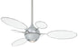 Minka Aire - F596L-PN/TL - 54" & 25" Ceiling Fan w/ LED Light Kit - Cirque Led - Polished Nickel
