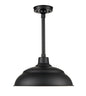 Millennium - LEDRWHS14-SB - LED Warehouse Shade - R Series - Satin Black