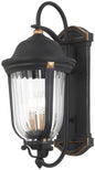 Minka-Lavery - 73234-738 - Four Light Outdoor Wall Mount - Peale Street - Sand Coal And Vermeil Gold