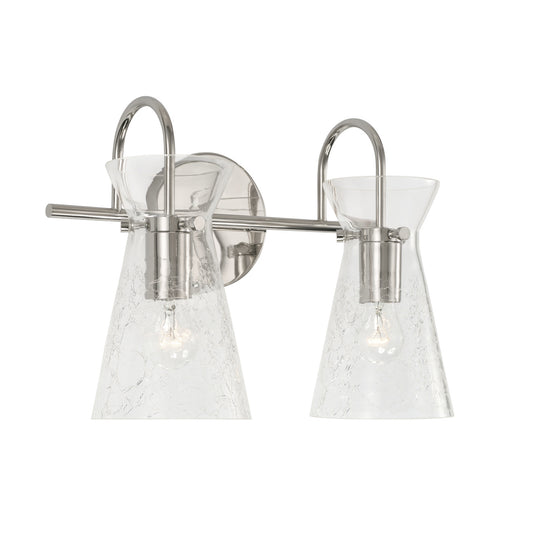 Capital Lighting - 142421PN - Two Light Vanity - Mila - Polished Nickel