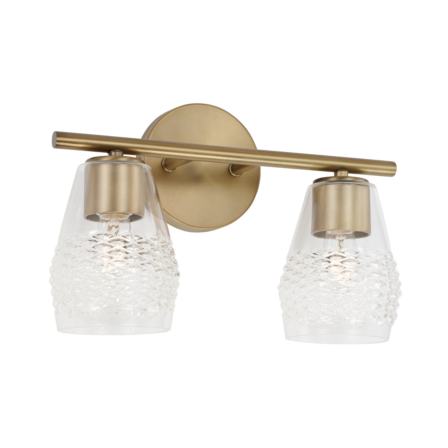 Capital Lighting - 145021AD-524 - Two Light Vanity - Dena - Aged Brass