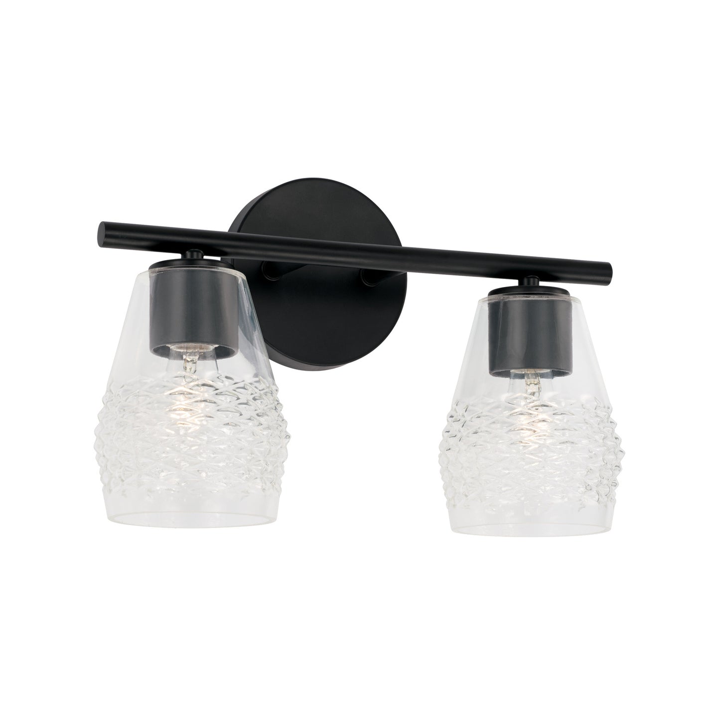 Capital Lighting - 145021MB-524 - Two Light Vanity - Dena - Matte Black