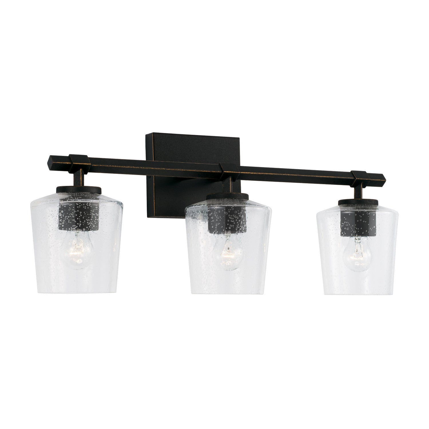 Capital Lighting - 145231IH-526 - Three Light Vanity - Ogden - Brushed Black Iron