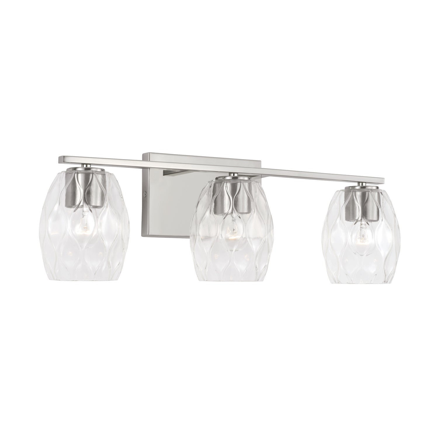 Capital Lighting - 145331BN-525 - Three Light Vanity - Lucas - Brushed Nickel