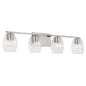 Capital Lighting - 145341BN-525 - Four Light Vanity - Lucas - Brushed Nickel