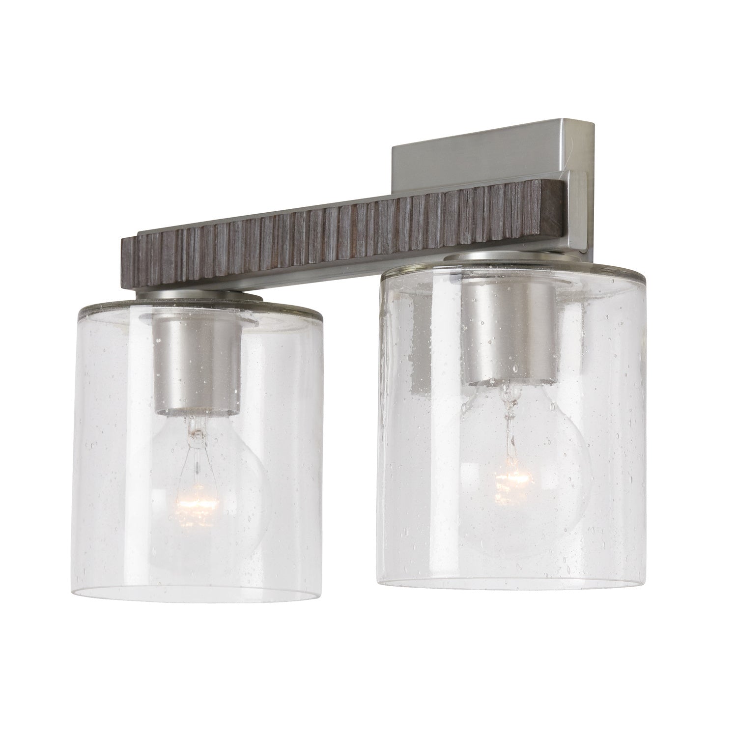 Capital Lighting - 146121CM-531 - Two Light Vanity - Sawyer - Carbon Grey and Matte Nickel