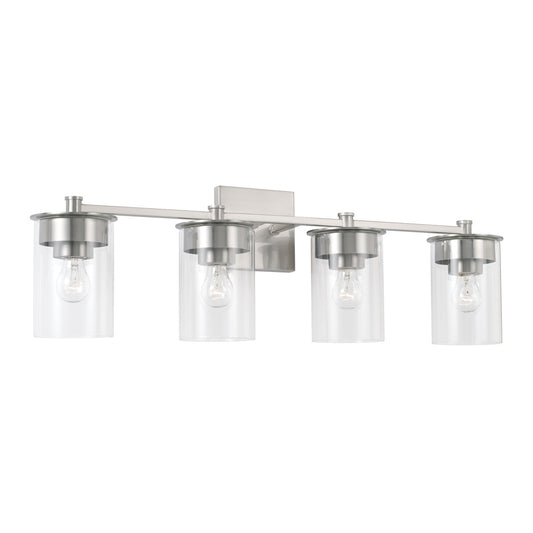 Capital Lighting - 146841BN-532 - Four Light Vanity - Mason - Brushed Nickel