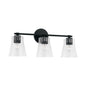 Capital Lighting - 146931MB-533 - Three Light Vanity - Baker - Matte Black