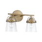 Capital Lighting - 147021AD-534 - Two Light Vanity - Madison - Aged Brass