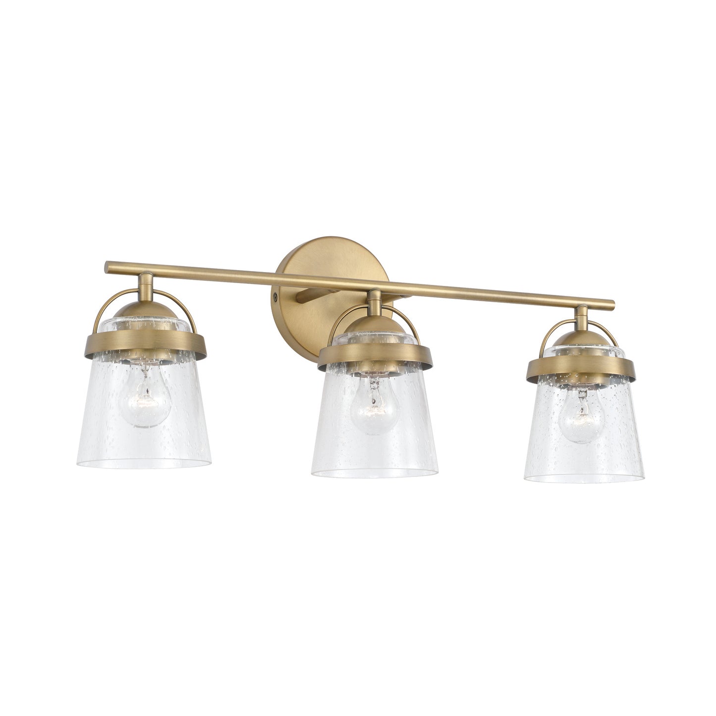 Capital Lighting - 147031AD-534 - Three Light Vanity - Madison - Aged Brass